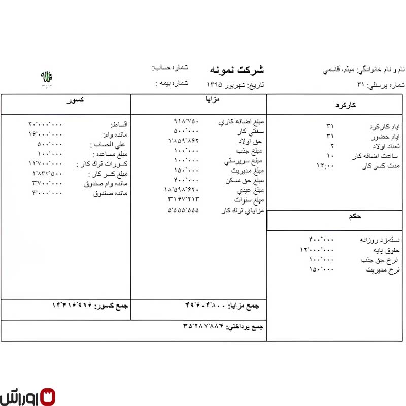فیش حقوقی
